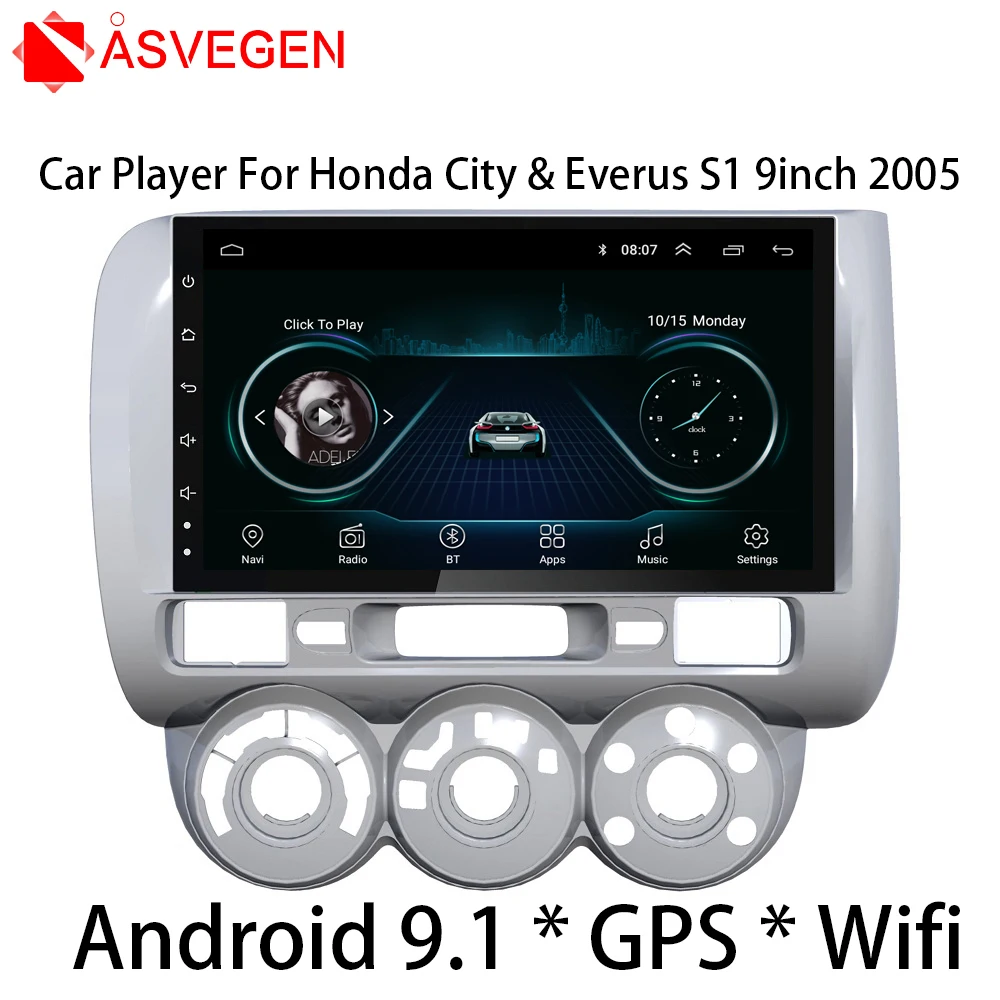 Flash Deal 9 Inch Android 8.1 Car GPS Multimedia Player Unit For Honda City & Everus S1 2005 GPS Navigation Car Stereo Video Player 0 Flash Deal 9 Inch Android 8.1 Car GPS Multimedia Player Unit For Honda City & Everus S1 2005 GPS Navigation Car Stereo Video Player 0