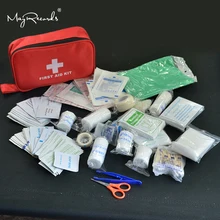 180pcs/pack Safe Travel First Aid Kit Camping Hiking Medical Emergency Kit Treatment Pack Set Outdoor Wilderness Survival