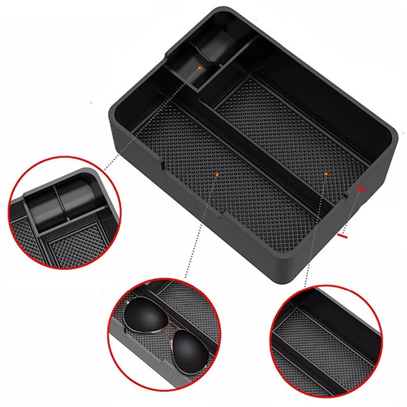 Автомобильная центральная консоль, подлокотник, органайзер, поддон, коробка для хранения, контейнер, портативный, практичный, автомобильное кресло, зазор, коробка для хранения, центральный подлокотник