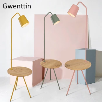 

Nordic Tripod Floor Lamp Wood Stand Lamp Led Standing Light Fixtures for Bedroom Living Room Home Decor Modern Wooden Luminaire