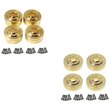 Contrepoids interne en laiton 4 pièces pour jantes 1.9 2.2 pouces axiales SCX10 90046 D90 TF2 Traxxas TRX4
