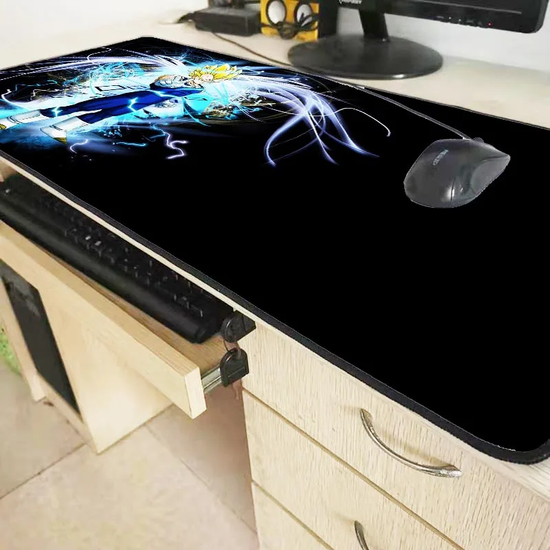 XGZ Dragon Ball Z Anime Extra Large Mouse Pad Gaming Mousepad Anti-slip Natural Rubber with Locking