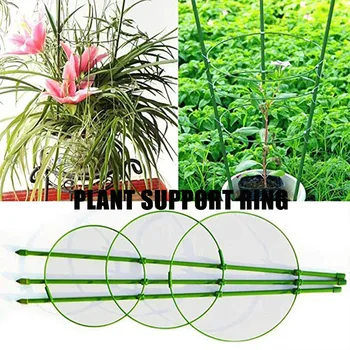 

gardening Plant Support Ring Adjustable Plant Trellises Garden Basket jardin Fixed Climbing jardineria jardim giardino Wholesale