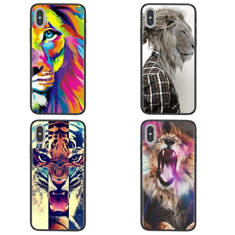 Hipster Tribal Lion Pastel Work Black Back Pretty Hoesjes Luxury For Xiaomi Mi 11 10T 10S 10 Ultra Pro Lite Poco X3 NFC CC9 | Мобильные