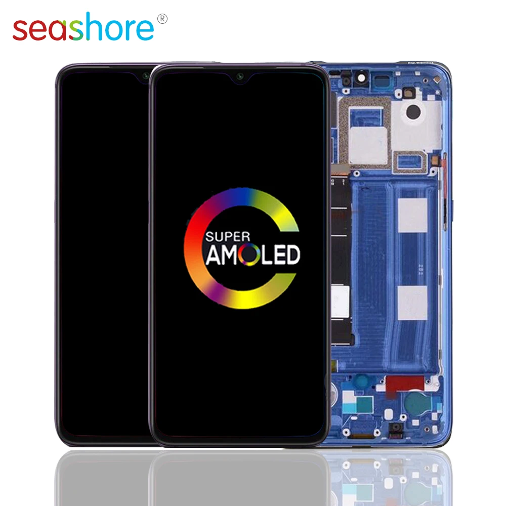 

ORIGINAL For XIAOMI Mi 9 LCD Touch Screen Digitizer Assembly For Xiaomi Mi 9 Display with Frame Replacement Mi9 M1902F1A Screen