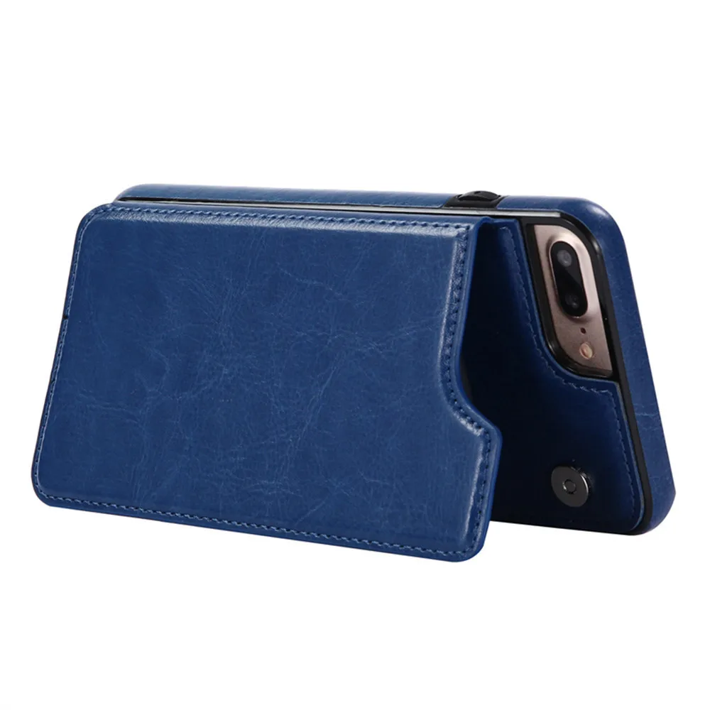 2 in 1 Unique Dual-use Card Wallet Flip Leather Phone Case For IPhone 7p/8p Shockproof Anti-scratch Lightweight Phone cover 