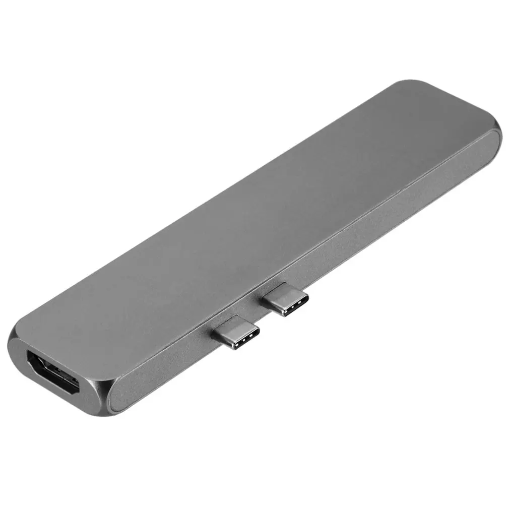 Портативный размер Многофункциональный usb-концентратор двойной тип-c многопортовый кардридер адаптер 4K HDMI подходит для MacBook Pro