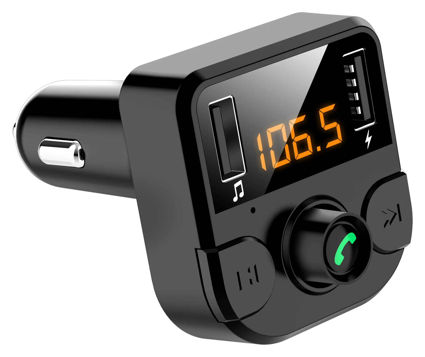 YIBEIKA 3 6 а USB быстрый нет шума автомобильный комплект Bluetooth FM передатчик аудио