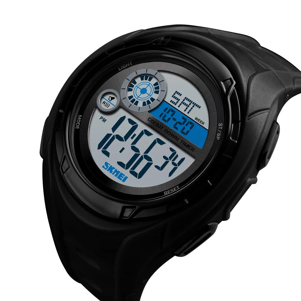 

SKMEI New Military Sport Watch Men 5Bar Waterproof Alarm Clock Watches Week Display Digital Watch Relogio Masculino 1470