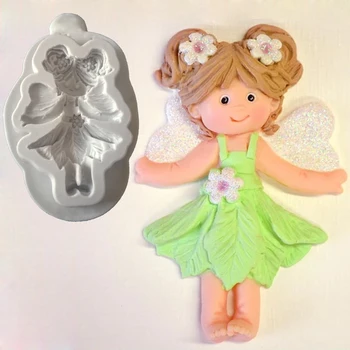 

Fairy Sugar Buttons Mould Silicone Mold Fondant Cake Decorating Tool Gumpaste Sugarcraft Chocolate Forms Bakeware Tools