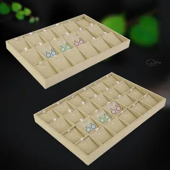 

24/18 Slots Perfect Necklace Pendant Jewelry Display Tray Box Container Boxes SW