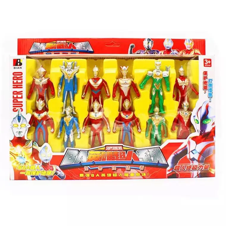 

Siro Uub Tiga Taylor Ultraman Monster Model CHILDREN'S Toy 12 Shuttlecocks in Each Box