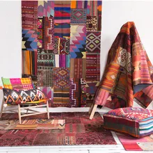 Пакистанский килим сшивание ручной работы ковер Шерсть Тканые Классические богемные напольные ковры