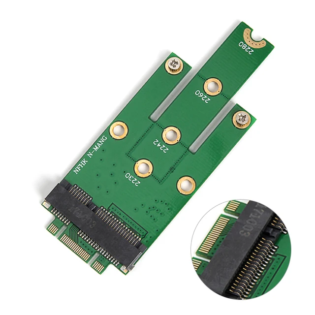 MSATA Mini PCIE 3 0 SSD do NGFF M 2 B SATA Adapter interfejsu karty
