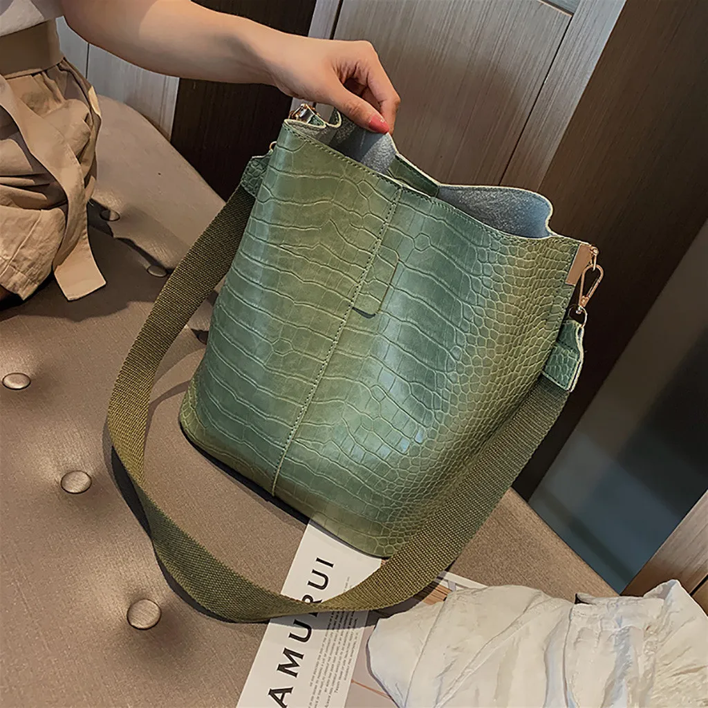 OCARDIAN handbag Fashion Stone Pattern Tote Bags For Women Handbags Women Bags Designer Hasp Shoulder Bag Handbags Sac O10