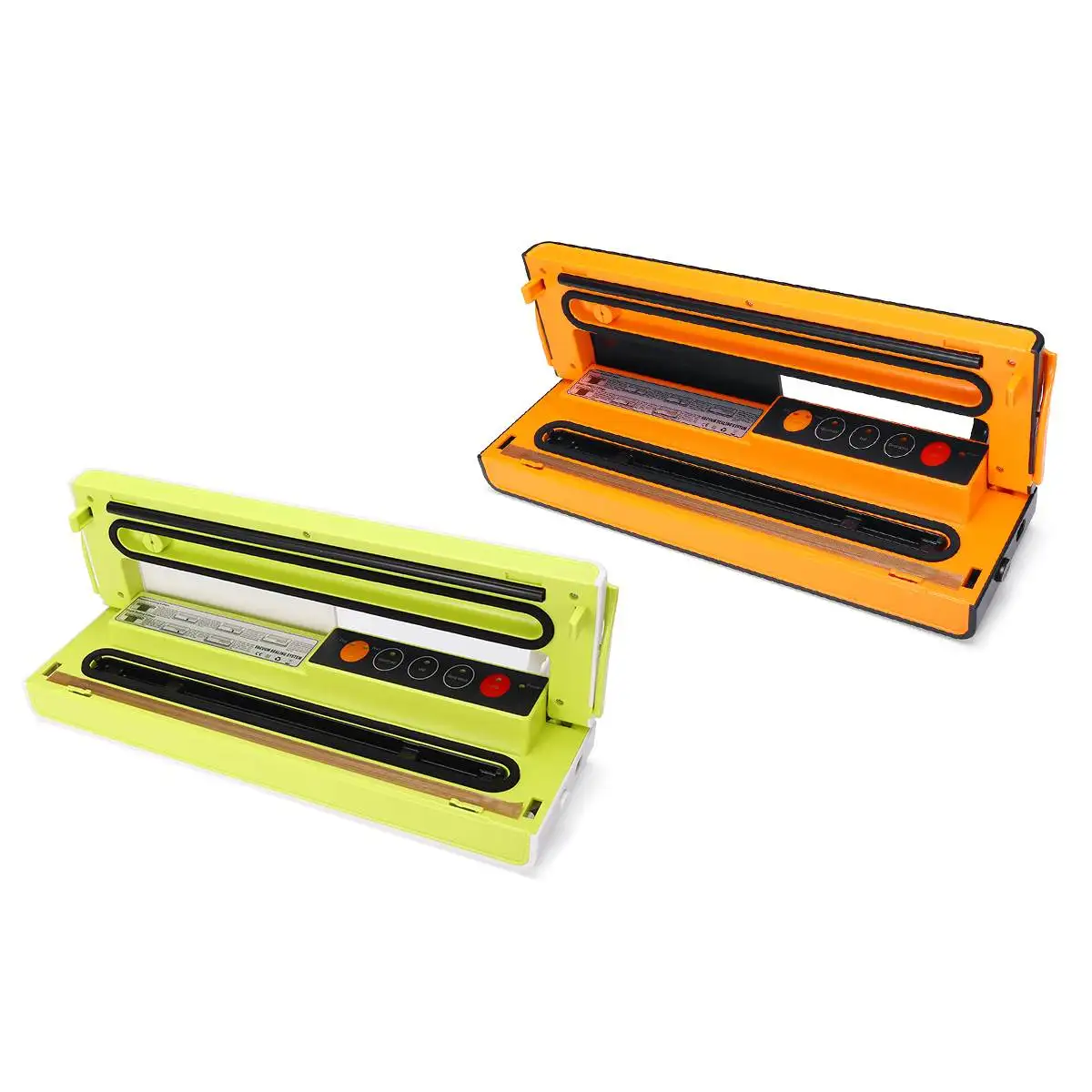 Food Vacuum Sealer Packing Sealing Machine w/ Own Cutting Blade+ 10Pcs Bags AC 110V-220V Home Electric Vacuum Sealer Packaging