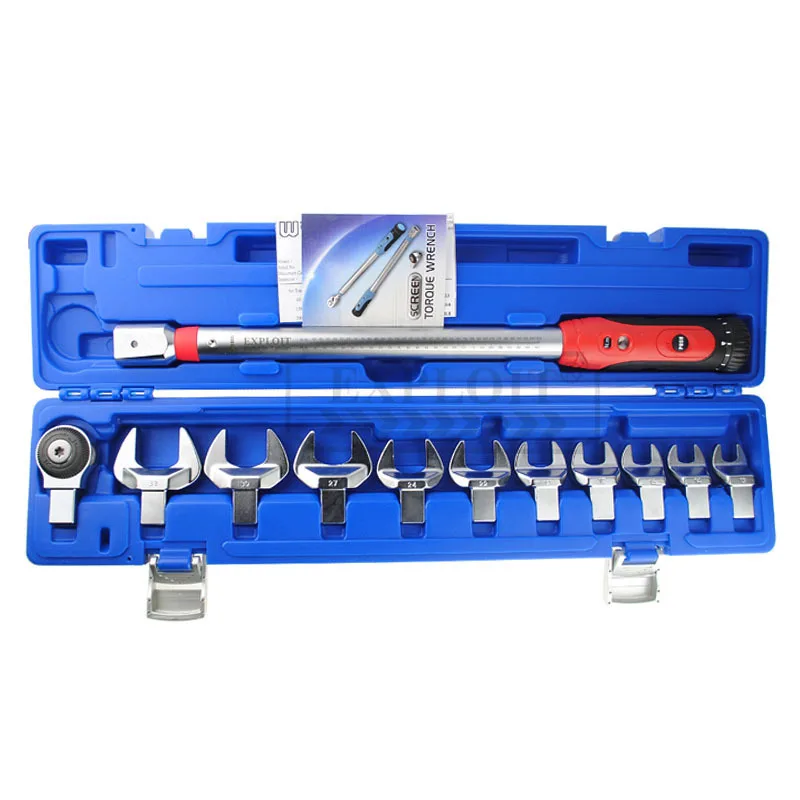 

Open up Taiwan Import Presetting Type 40-200Nm Replaceable Plug Torque Wrench Set Adjustable Torque