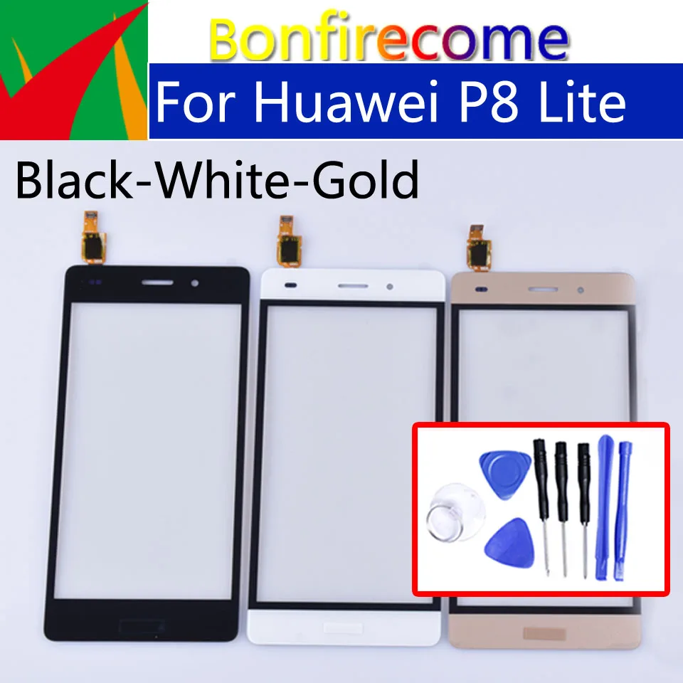 

5.0" Touchscreen For Huawei P8 Lite ALE-L04 ALE-L21 ALE-TL00 ALE-L23 Touch Screen Panel Sensor Digitizer LCD Glass Lens Panel