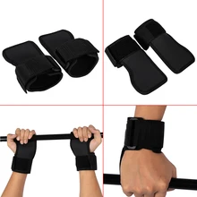 New 1 Pair Weight Lifting Training Gloves Women Men Fitness Sports Body Building Gymnastics Grips Gym Hand Palm Protector Gloves