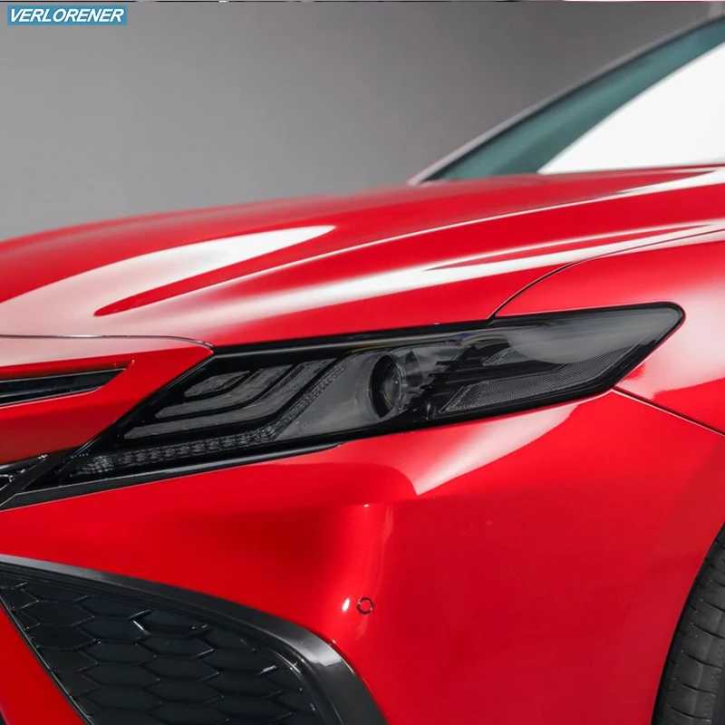 Защитная пленка для автомобильных фар прозрачная виниловая из ТПУ Toyota Camry XV70 2018