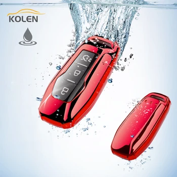 Soft TPU Car Remote Key Case Cover For Ford F-150 Mondeo Fusion Mustang Explorer Edge Galaxy Ranger Holder Shell Fob Accessories - Soft TPU Car Remote Key Case Cover For Ford F 150 Mondeo Fusion Mustang Explorer