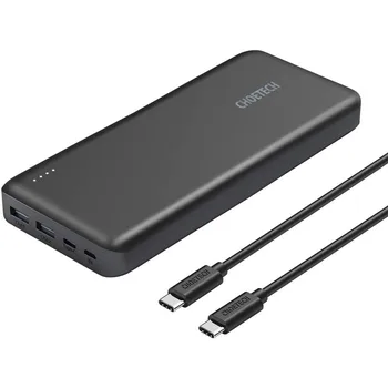 

CHOETECH 20000mAh USB C Portable Power Bank Charger 45W Power Delivery for iPhone 11 Pro/Galaxy S20/S10/MacBook /Type-C Laptop