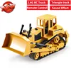 New large size excavator High Simulation 2.4G Remote Control Truck With Triangle crawler bulldozer Truck Vehicle  sound lights 1