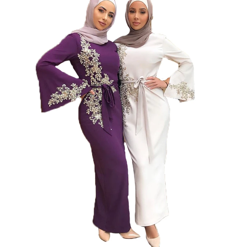 Дубай мусульманское платье для молитвы для женщин Марокканская Турция Бангладеш Оман Исламская одежда халат хиджаб