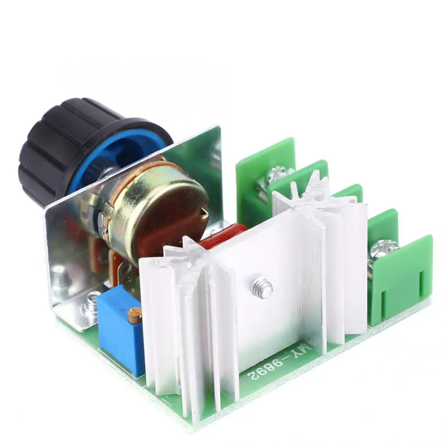 

Motor Rate Control Modules Soft Starting 2Pcs AC Motor Rate Control Module PWM Adjustable Dimmer Voltage Motor Controller