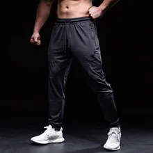 Мужские спортивные штаны для бега с карманами на молнии, штаны для футбола, тренировочные спортивные штаны, штаны для фитнеса, бега, спортзала