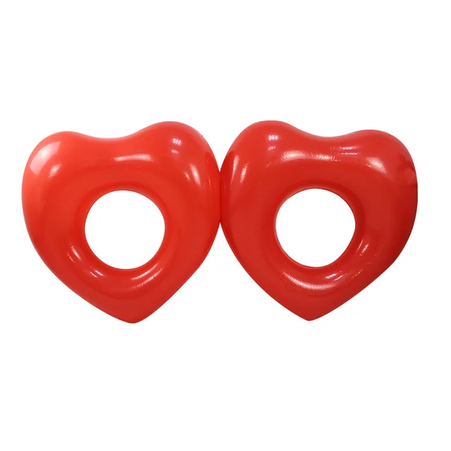 Heart Pool Rafts Floating Row 