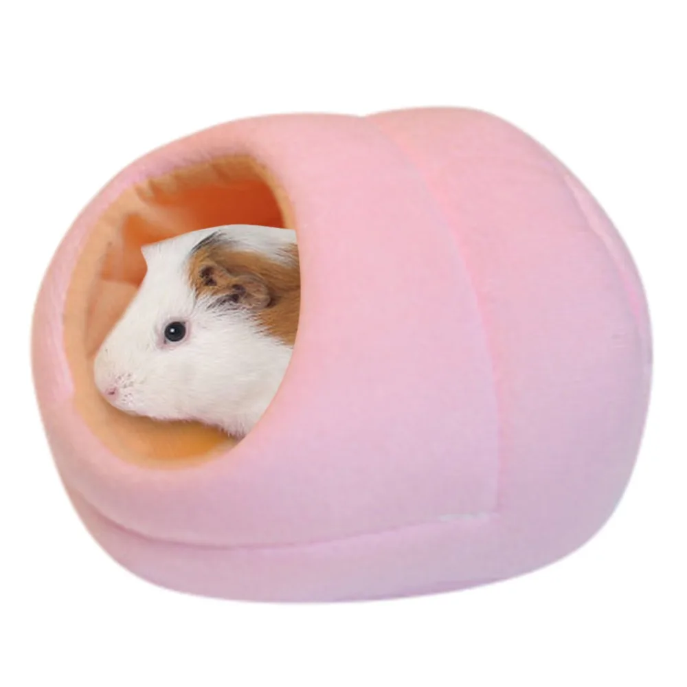 Pet Mouse Guinea Pig Bed Pet Sleeping House Warm Hamster Puppy Kitten Home Beds Soft Nest Bed Mini Small Animals Sleeping Bed
