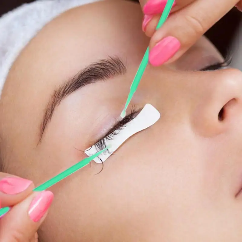 100pcs Disposable Eyelashes Extension Cotton Swabs Mini lashes Applicators Mascara Brush Eyelash Extensions Tools Kit 2