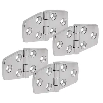 

Marine 4 Pieces Stainless Steel Strap Hinge Door Hinge For Marine Boat Yacht 76 X 38 Mm Rafting Boating Accessories,Boat Marine