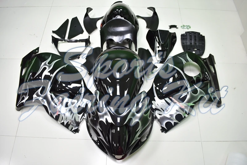Обтекатель из АБС-пластика для GSX R1300 1997 - 2007 Обтекатели с черной серебряной рамкой