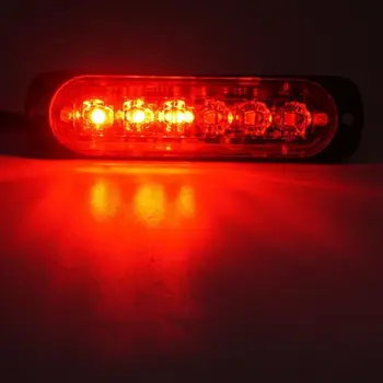 

Parts LED Light Accessories Waterproof Replacement Auto Red Hazard 12V-24V DC