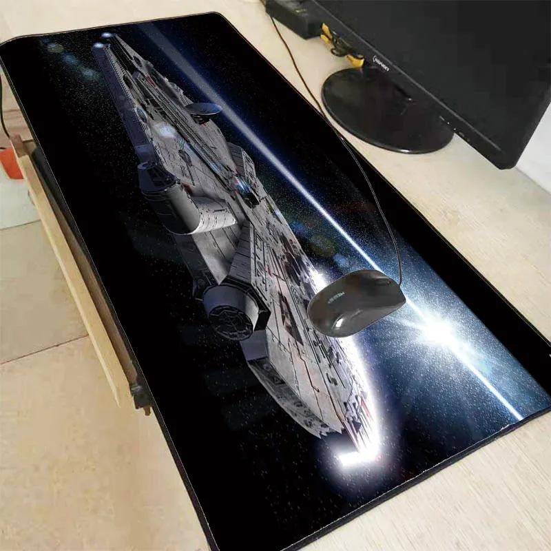 

XGZ Star Wars Locking Edge Gaming Mouse Pad Gamer Game Locking Edge Mouse Pad Anime Mousepad Mat Speed Version for LOL Dota2 XXL