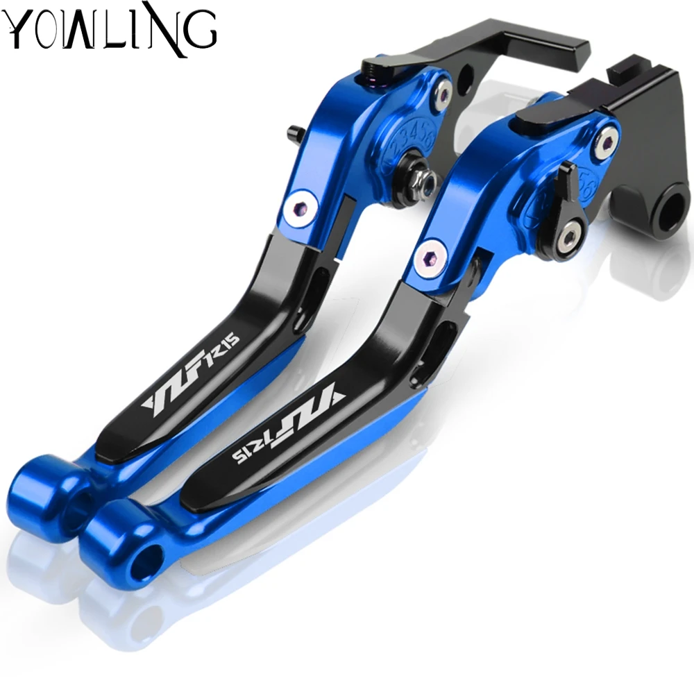 

For YZF R15 YZFR15 2008 2009 2010 2011 2012 2013 2014 CNC Motorcycle Accessories Adjustable Extendable Brake Clutch Lever