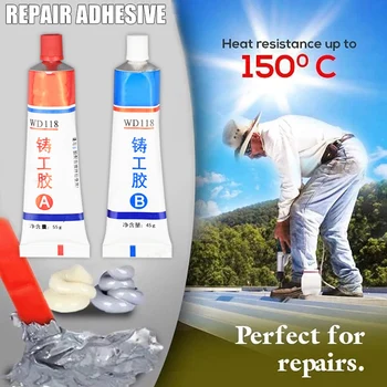 

2019 New product Industrial Heat Resistance Cold Weld Metal Repair Paste Adhesive Portable for Cracks L5 #4