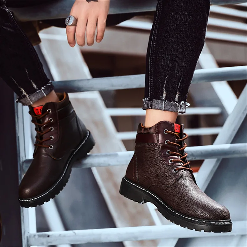 39-44 boots winter Comfortable Non-Slip warm men winter shoes#GC38188