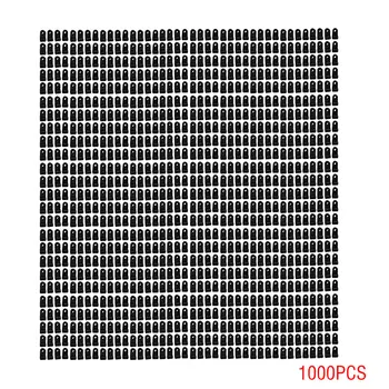 

1000PCS Black Nylon R-type Cable Clamps 3.3mmU 94V-2 SGS Clamp 3.3mm Fixing Clip