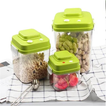 

Food Vacuum Storage Box Large Capacity Sets With Pump Plastic Fresh Containers Refrigerator Microwave Fruits Kitchen Seal Box