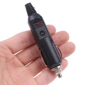 

New 12V 24V car cigarette lighter plug with light without wire socket converter