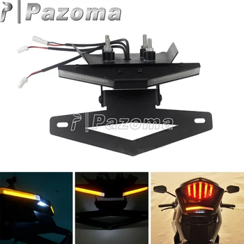 

Naked Bike LED Fender Eliminator Kit Tail Tidy License Plate Bracket for KTM DUKE 390 2017 2018 2019 LED Turn Signal Light