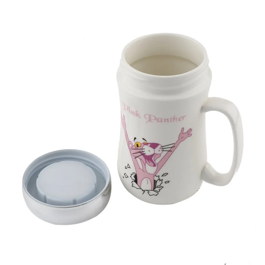 cheap Cute Water Bottle Drinks Bottle Travel Coffee Mug With Spoon Cover Ceramic Cup