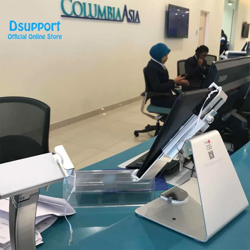 Suporte de Mesa para Tablets Suporte Universal à Prova de Roubo para Tablets de a 13 Polegadas com Bloqueio - Imagem 6