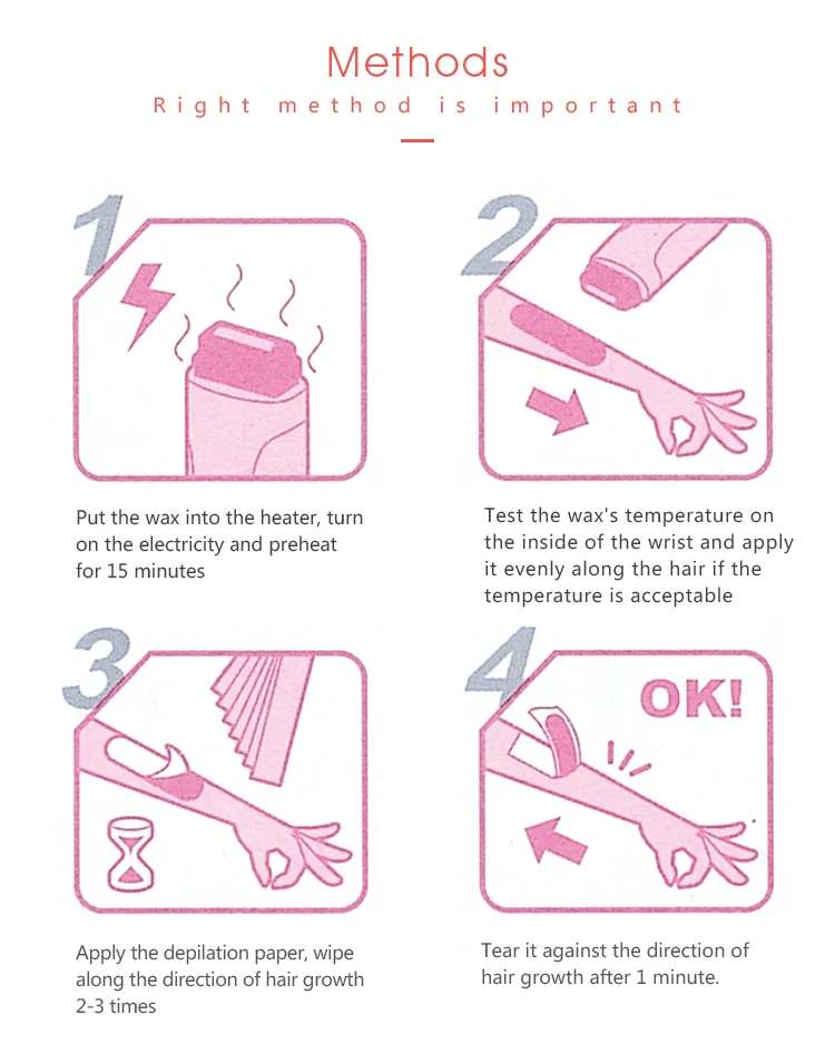 Professional Amazon hot selling hair removal wax cartridge