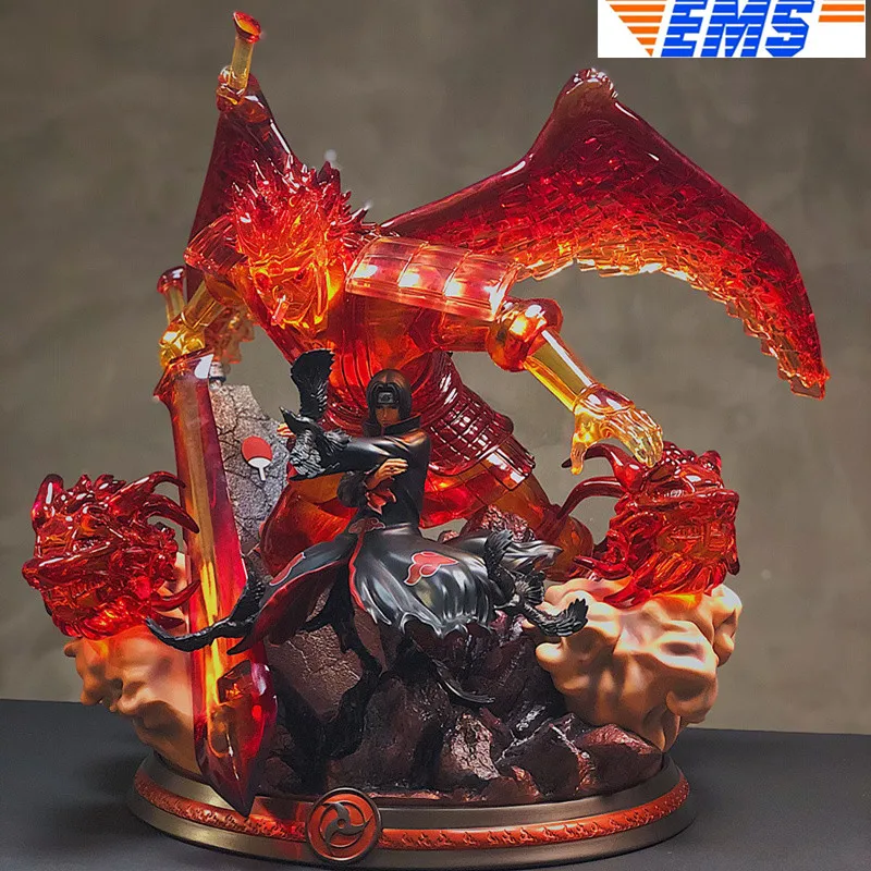 

24" Anime NARUTO Uchiha Itachi Susanoo Full-Length Portrait GK Statue Resin Action Figure Collectible Model Toy BOX Q1017