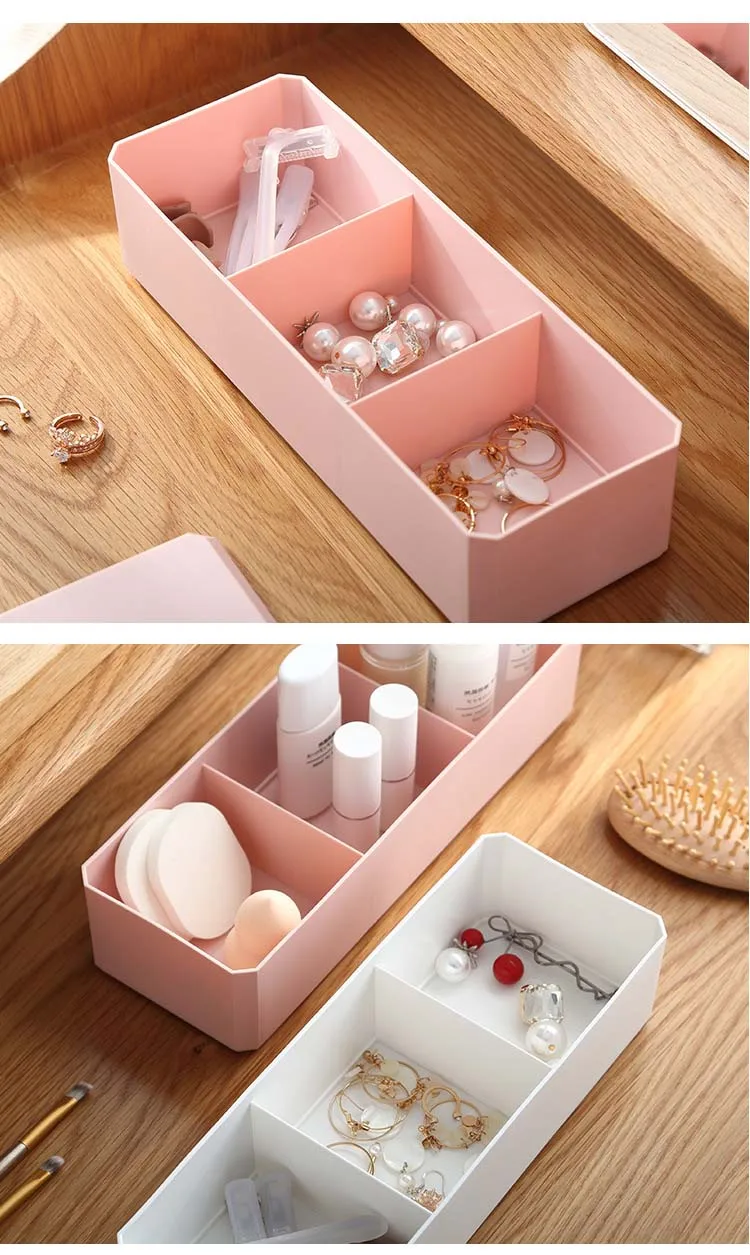 Настольная коробка для хранения ватных тампонов с крышкой из трех сеток, защита от пыли, ювелирные украшения для макияжа, сосуд