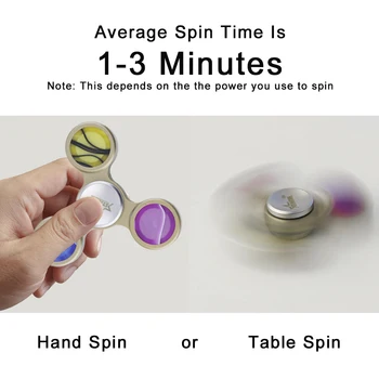 

New Pattern Cool Tri-Spinner Finger Toy Hand Spinner Alloy Anxiety Stress Relief Focus Toys Fingertip Toy Gifts For Kids/Adult